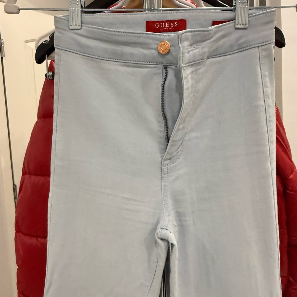Ultra High Rise Skinny Light Blue Jeans